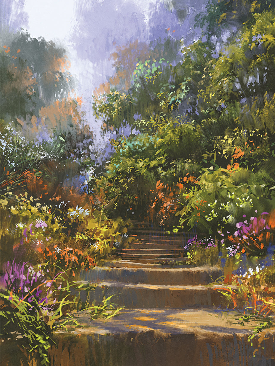 Stairway to the Shady Garden