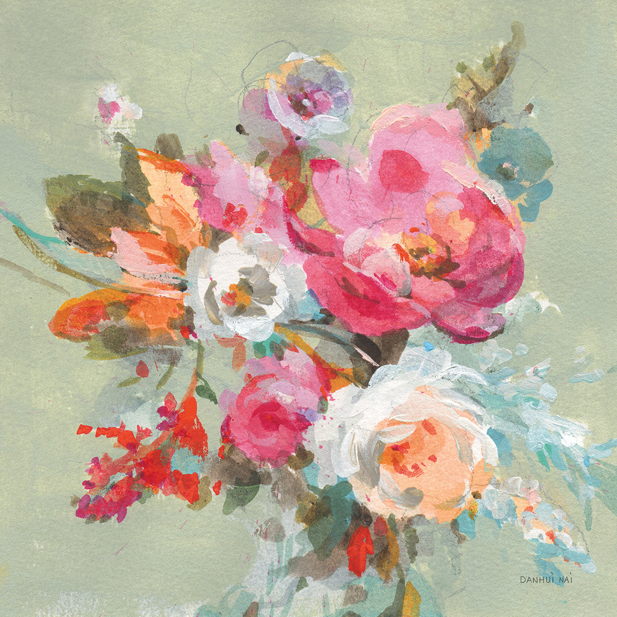Windblown Blooms II