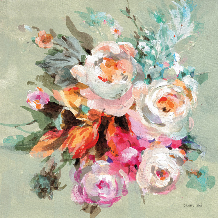 Flores sopladas por el viento I Lienzos