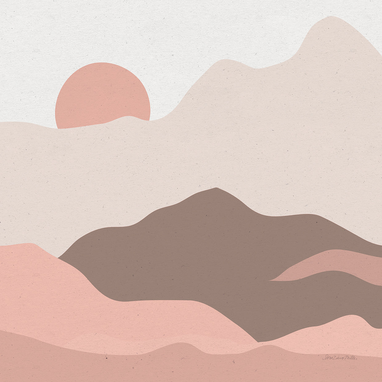 Mountainous II Pink