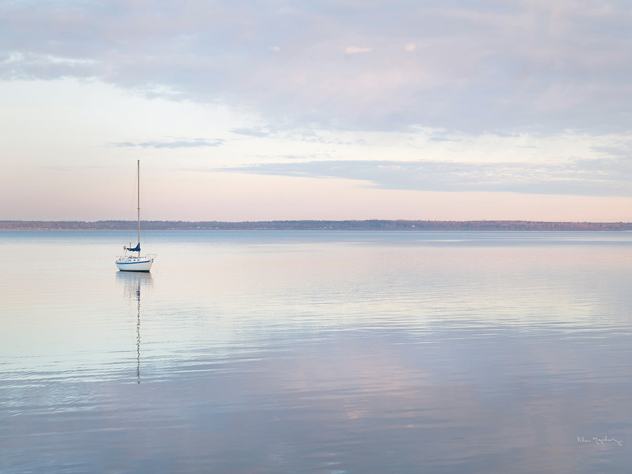 Sailboat in Bellingham Bay Is