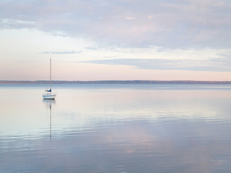 Sailboat in Bellingham Bay Is