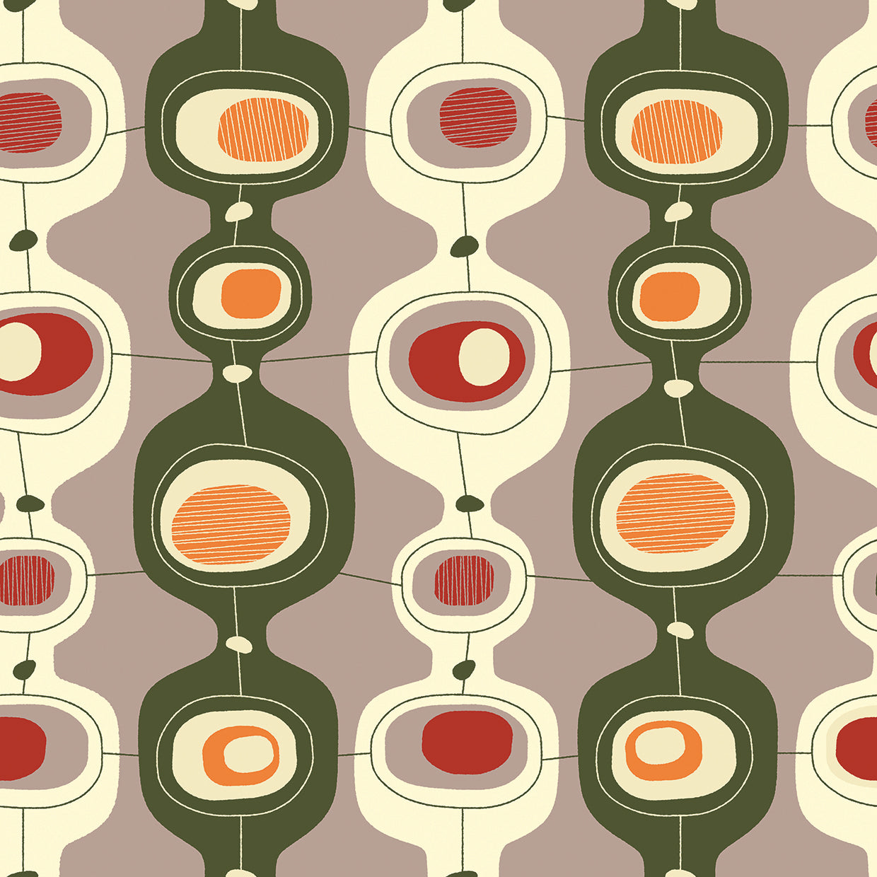 Cocktail Olives Mod Pattern