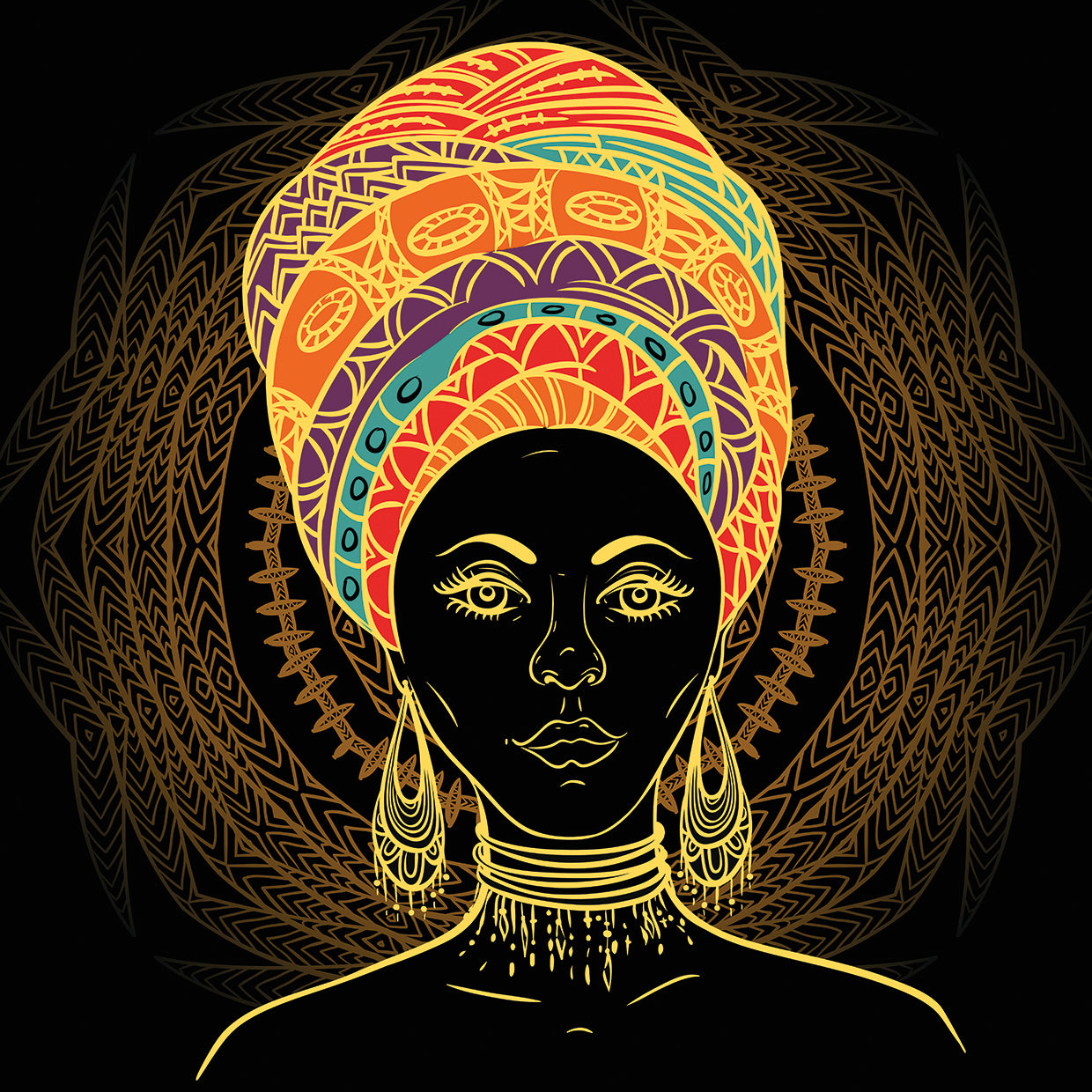 Midnight Mandala Woman