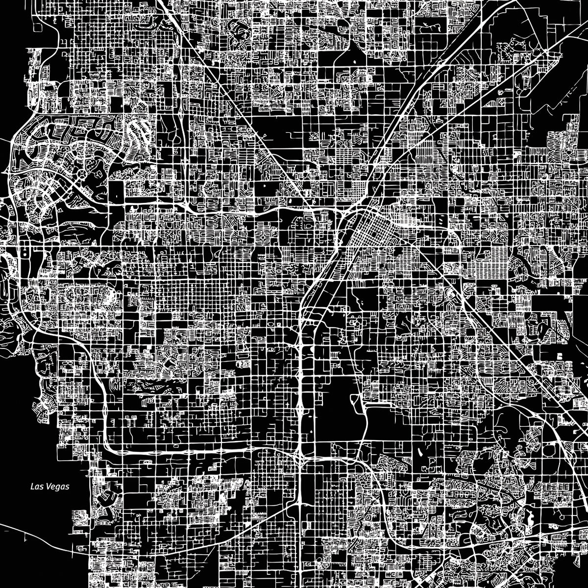 Las Vegas City Plan Map