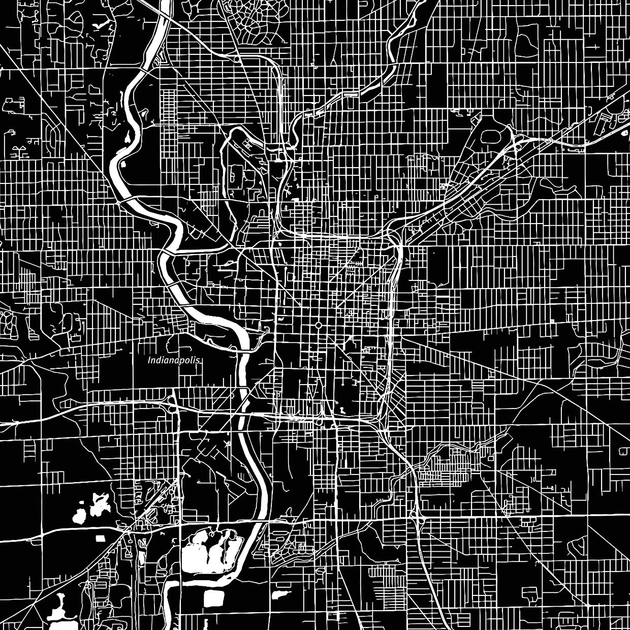 Indianapolis Street Maps