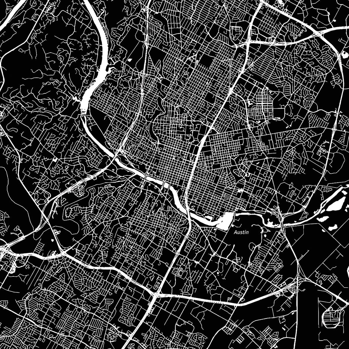Austin Texas Map