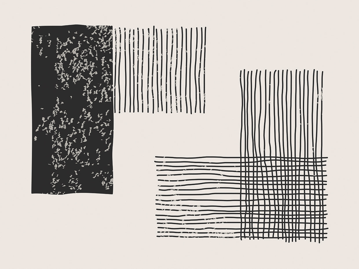 Mod Two Corner Lines Lienzos
