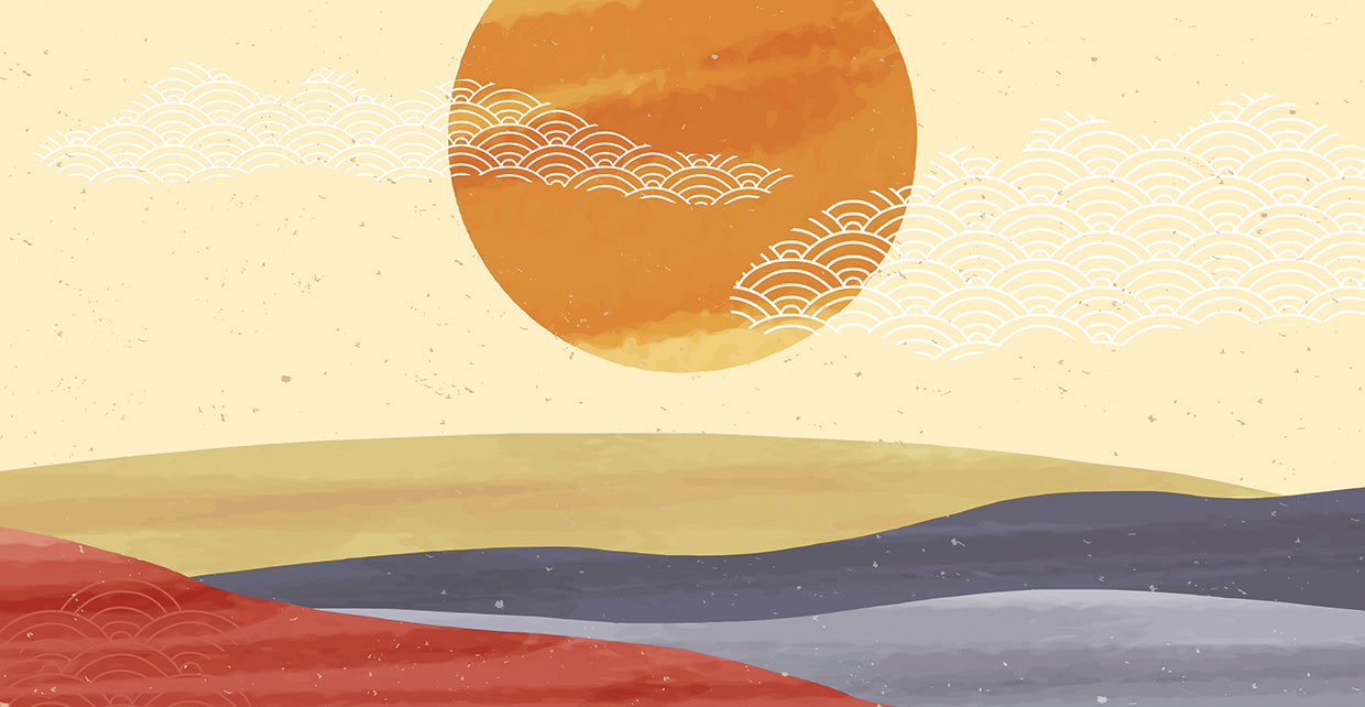 Deco Sol del Desierto Cuadros en Lienzo