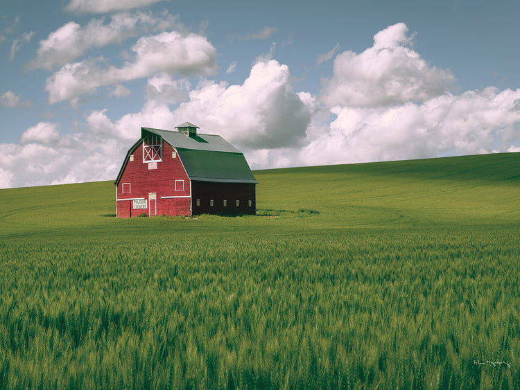 Palouse Region Red Barn Is