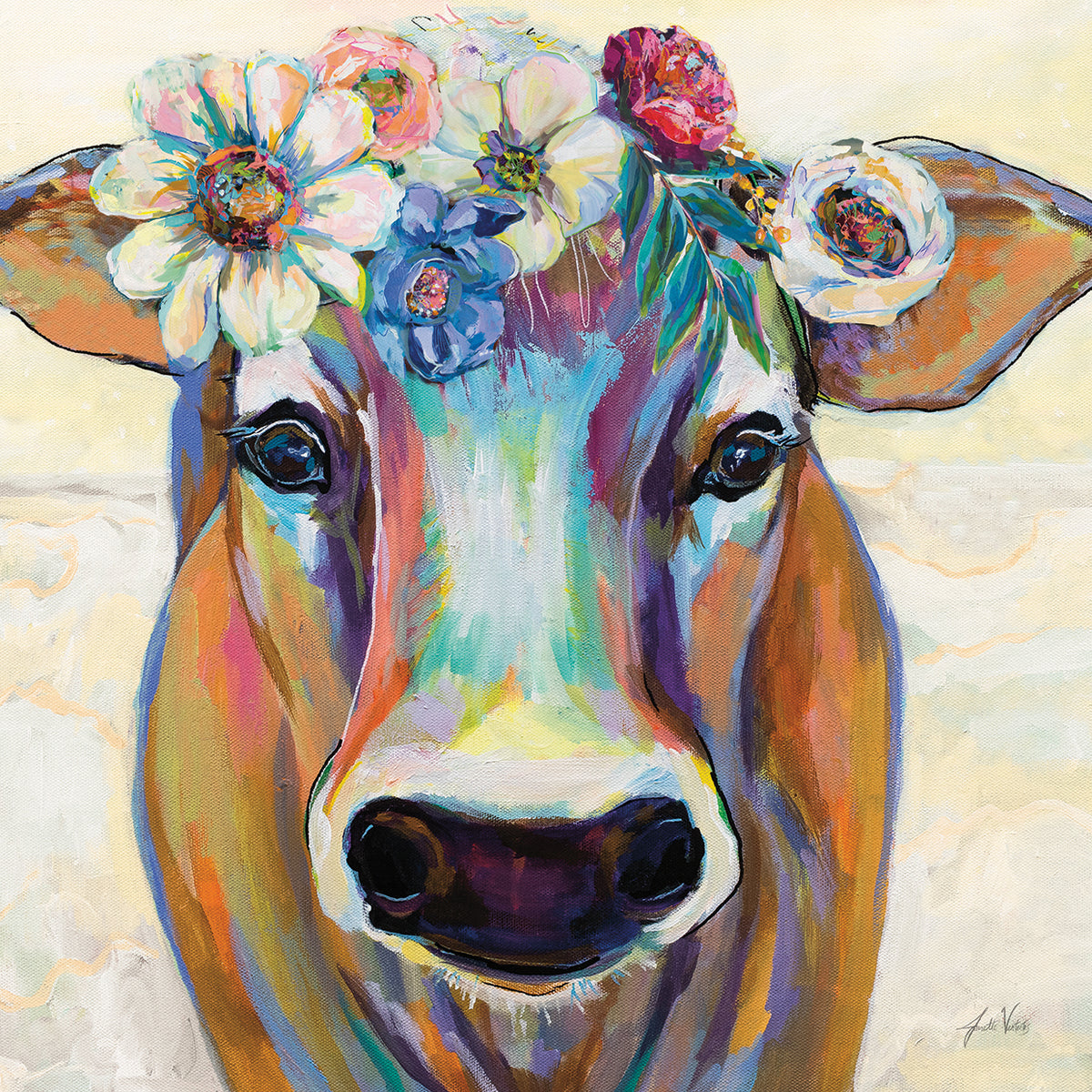 Beau with Flowers