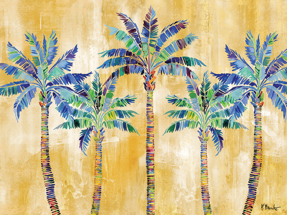 Tahiti Palm Horizontal – Golden