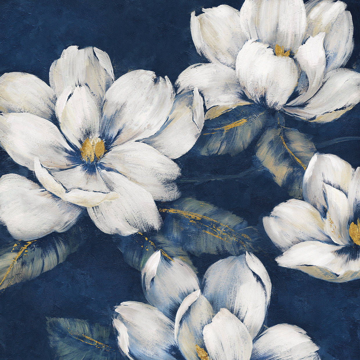 Magnolias Indigo