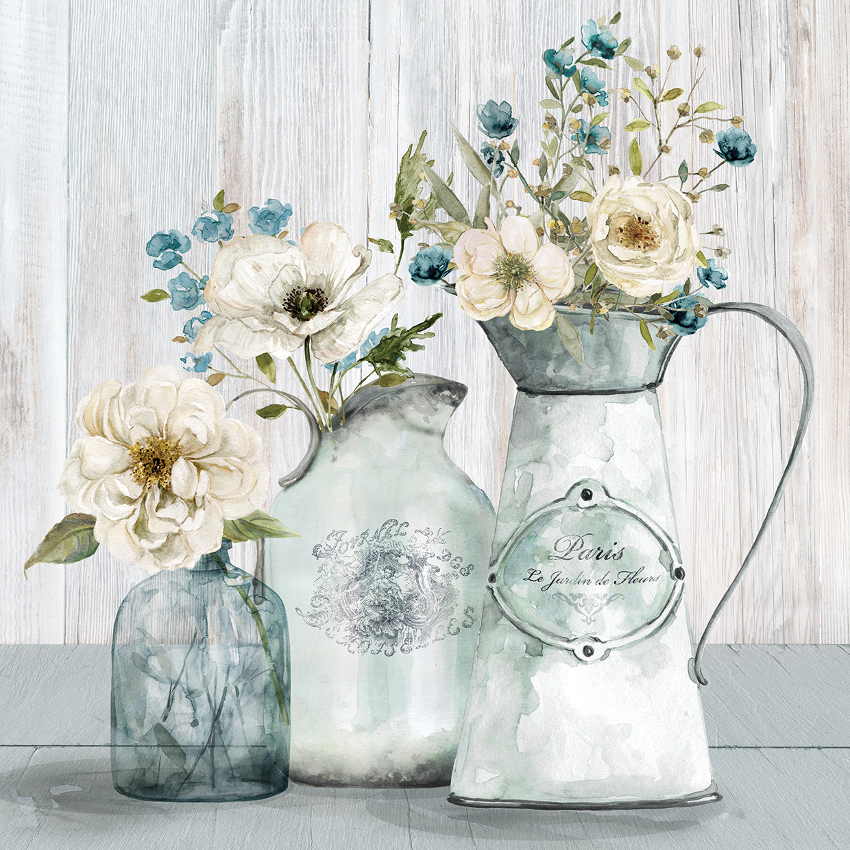 French Garden Flowers I