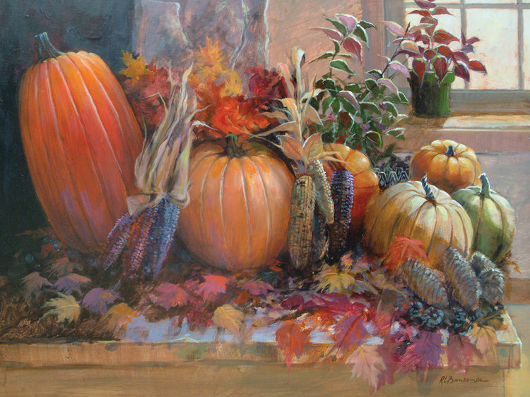 Pumpkins on the Hearth
