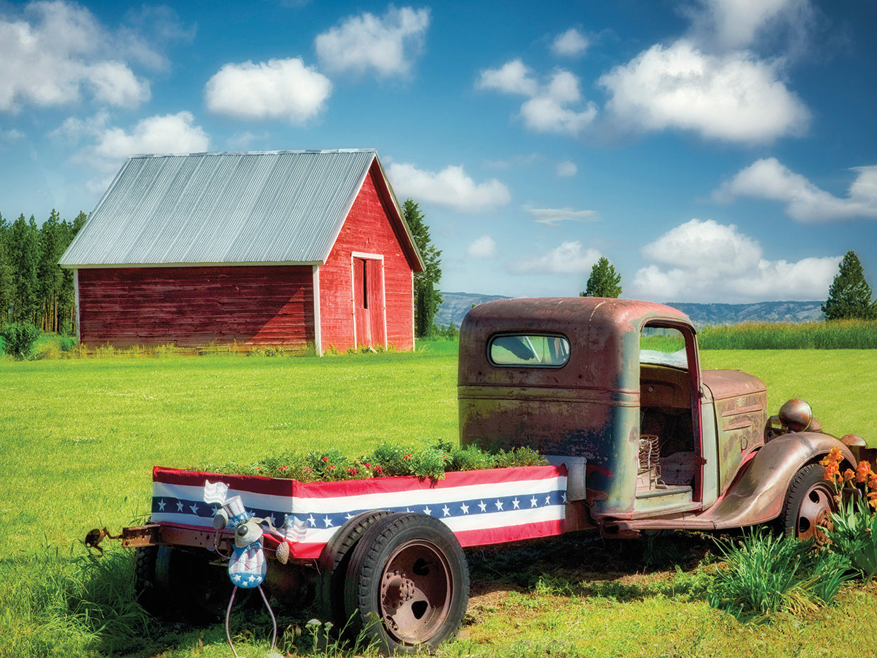 Barn and Truck