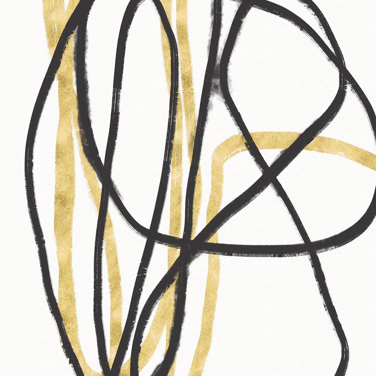 Black and Gold Lines II