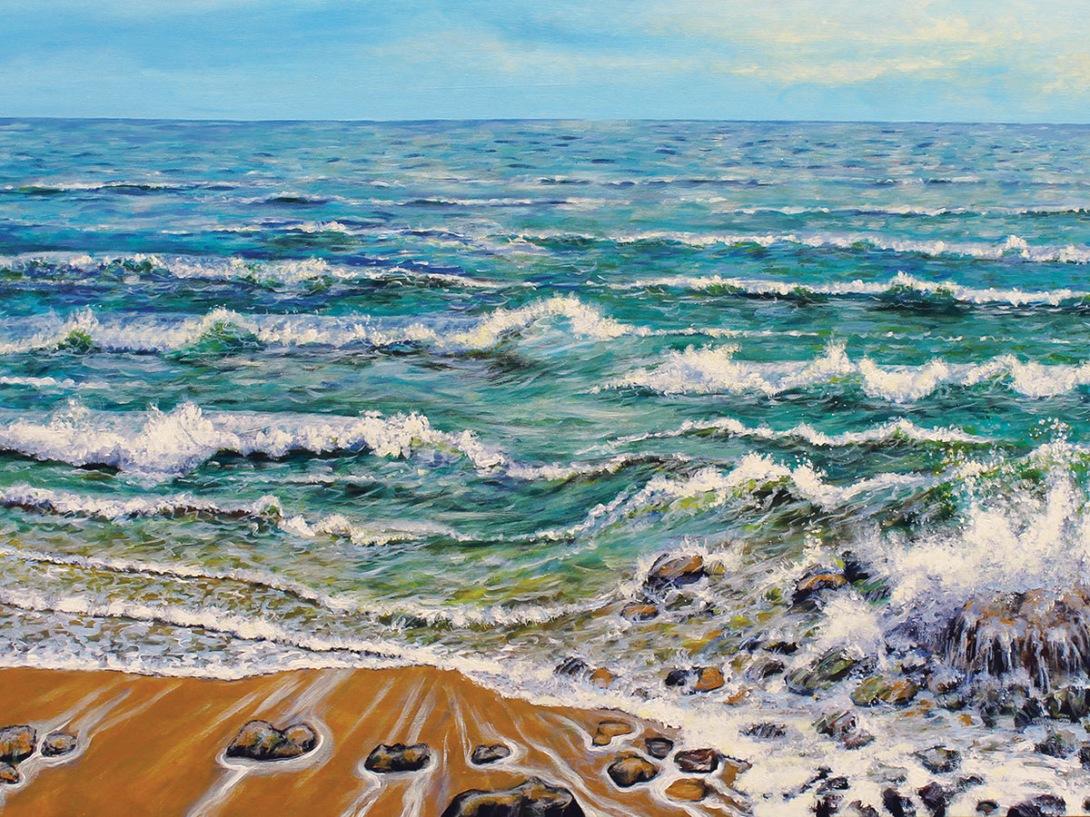 Wind White Waves