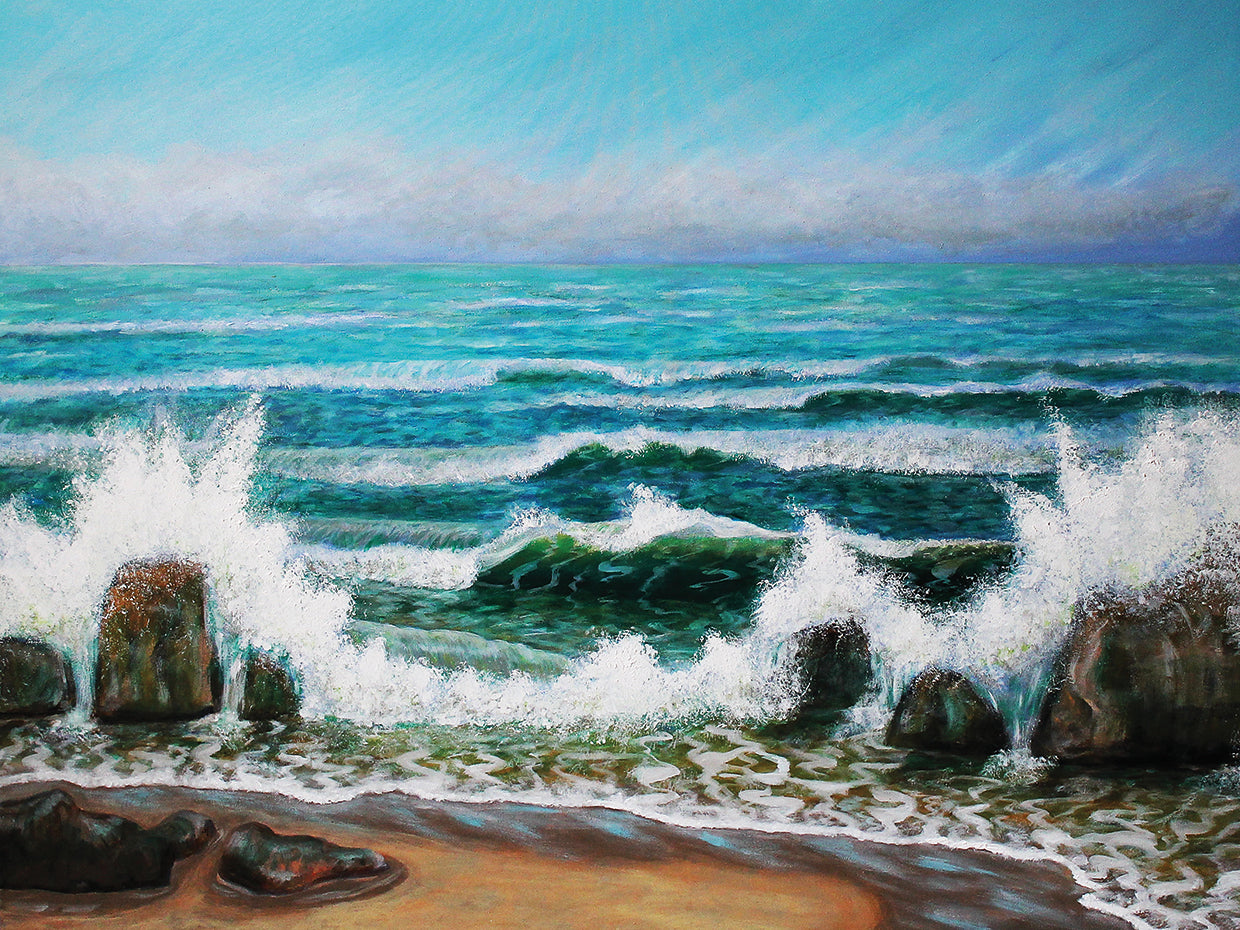 Waves on the Rocky Shore