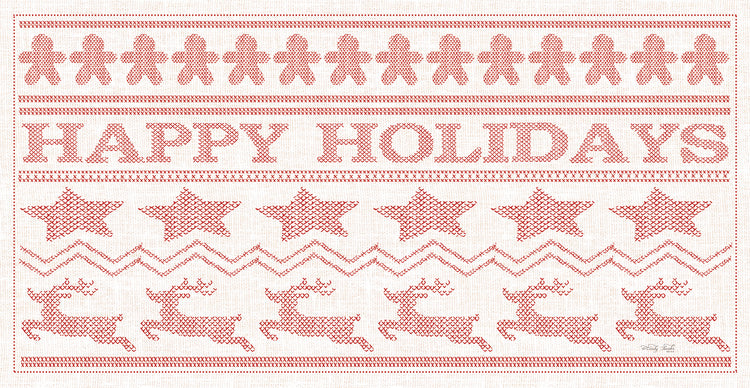 Happy Holidays Stitchery