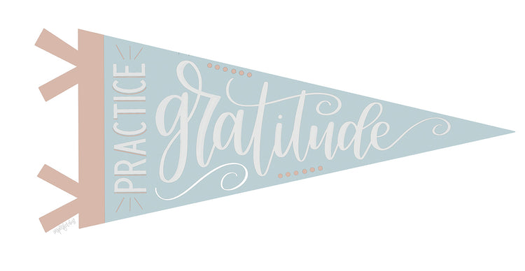 Practice Gratitude Pennant