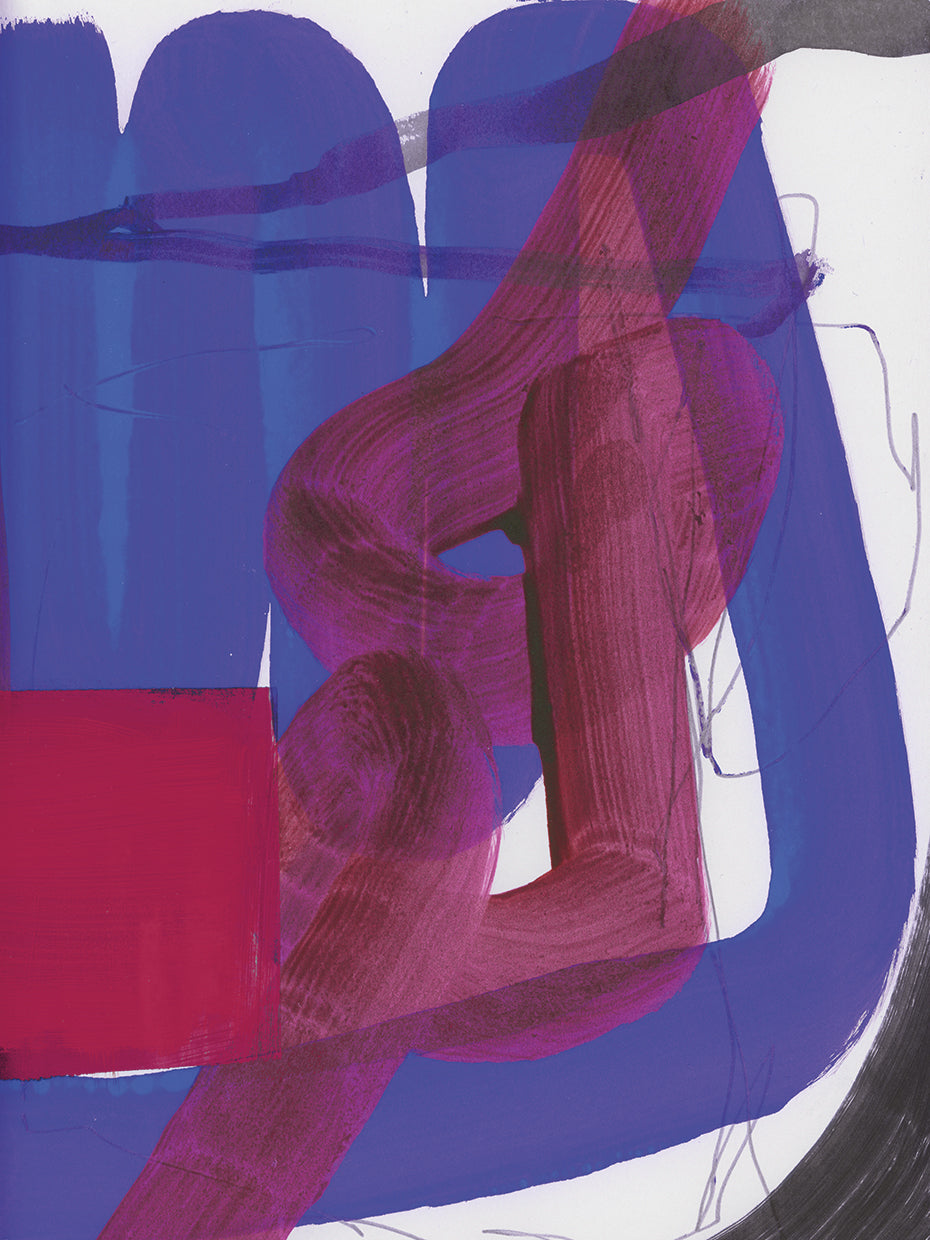 Scribbles Purple II