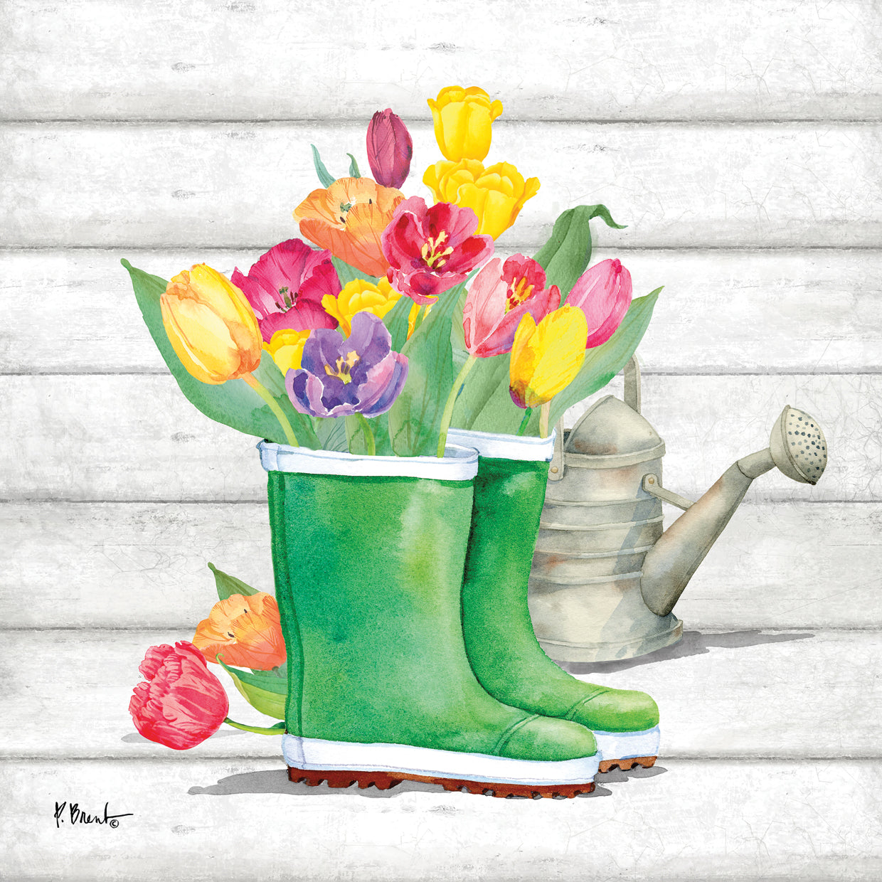 Floral Rain Boots III