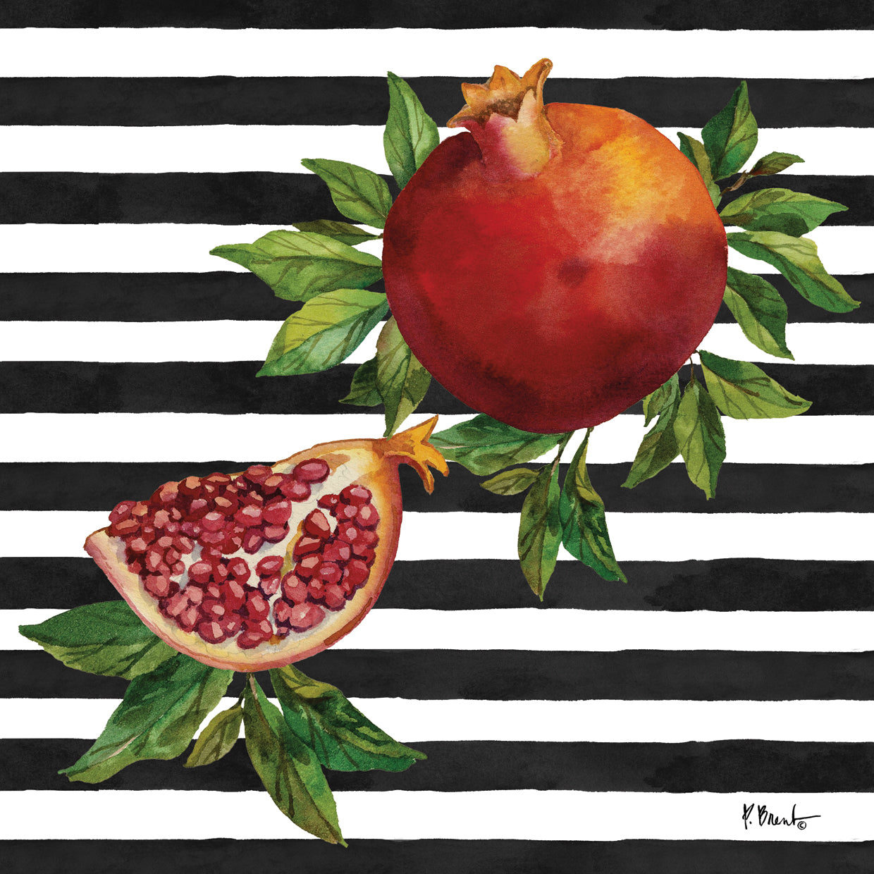 Pomegranate Bunch IV – Stripes