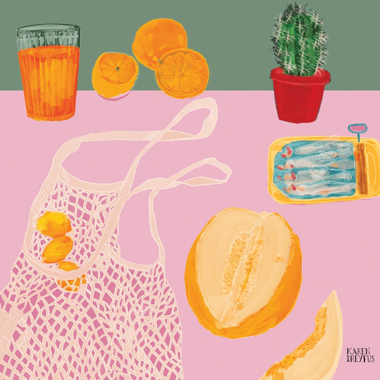 Still Life with Shopping Bag