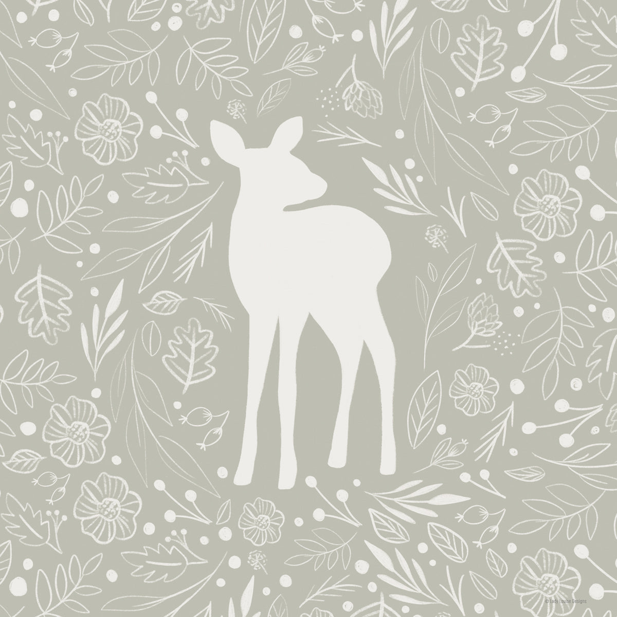 Floral Deer