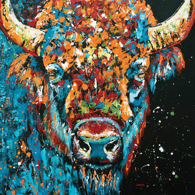 Colorful Bison