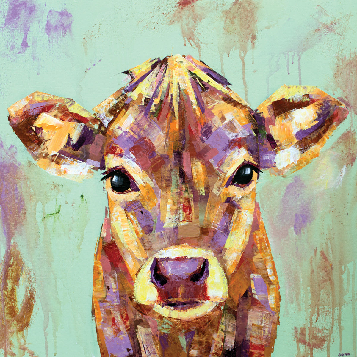 Celadon Cow