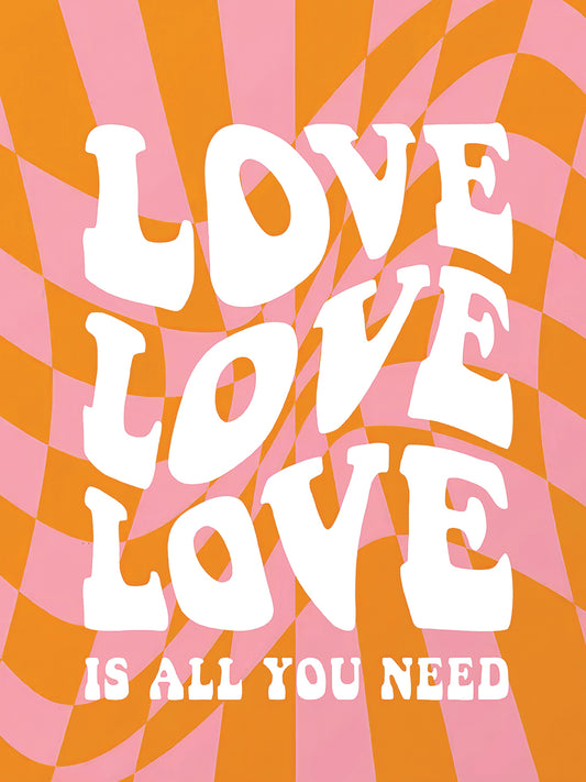 Love is All You Need Checkerboard