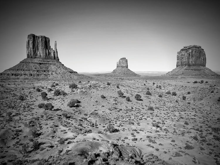 Monochrome Monument Valley