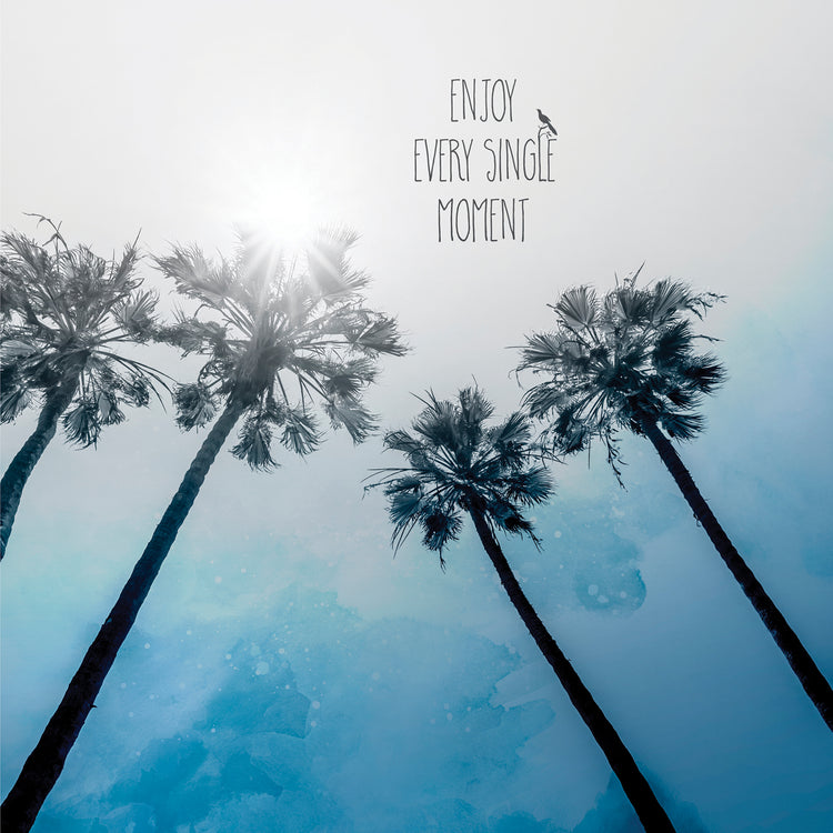 Palm Trees Classic Blue