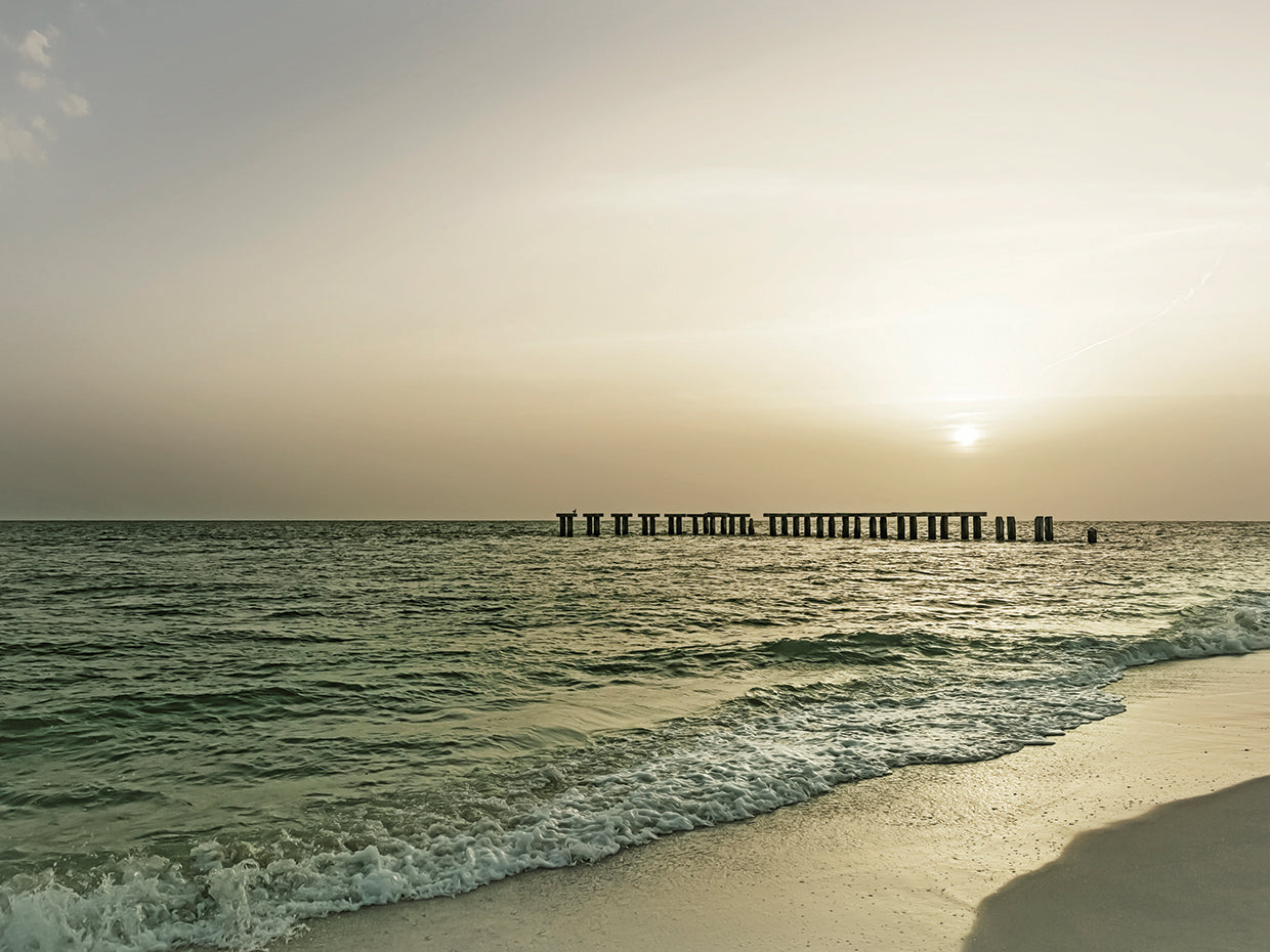 Vintage Gasparilla Island Sunset