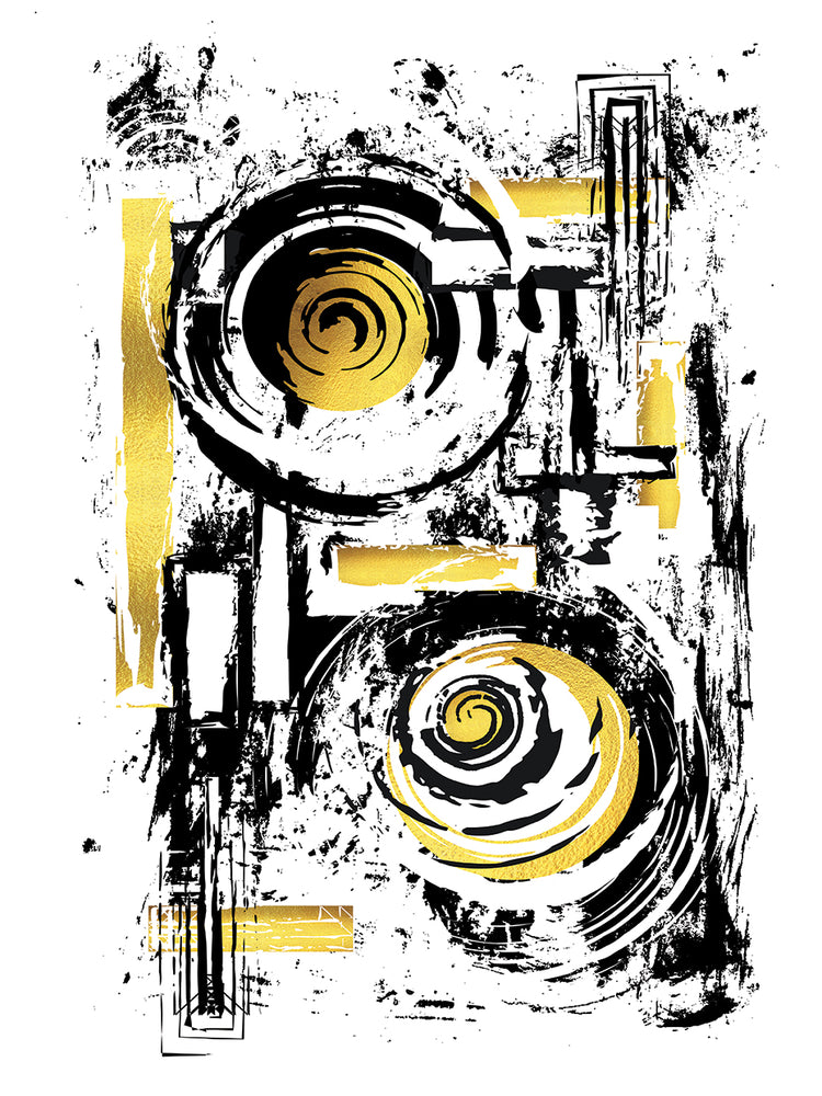 ABSTRACT ART Hard Working