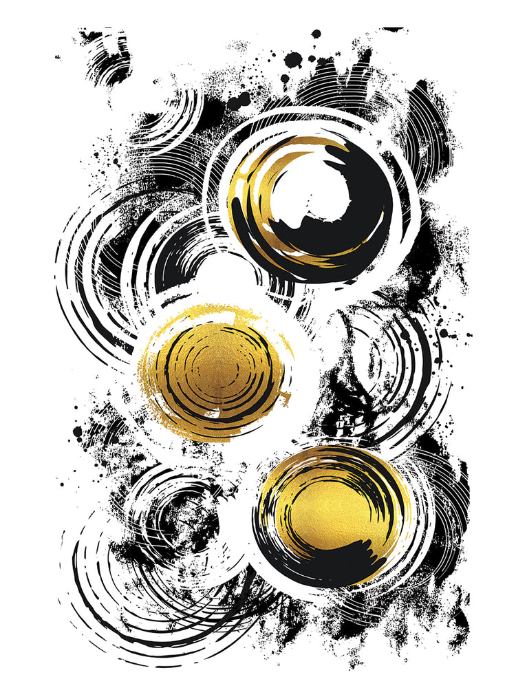 ABSTRACT ART Raving Circles