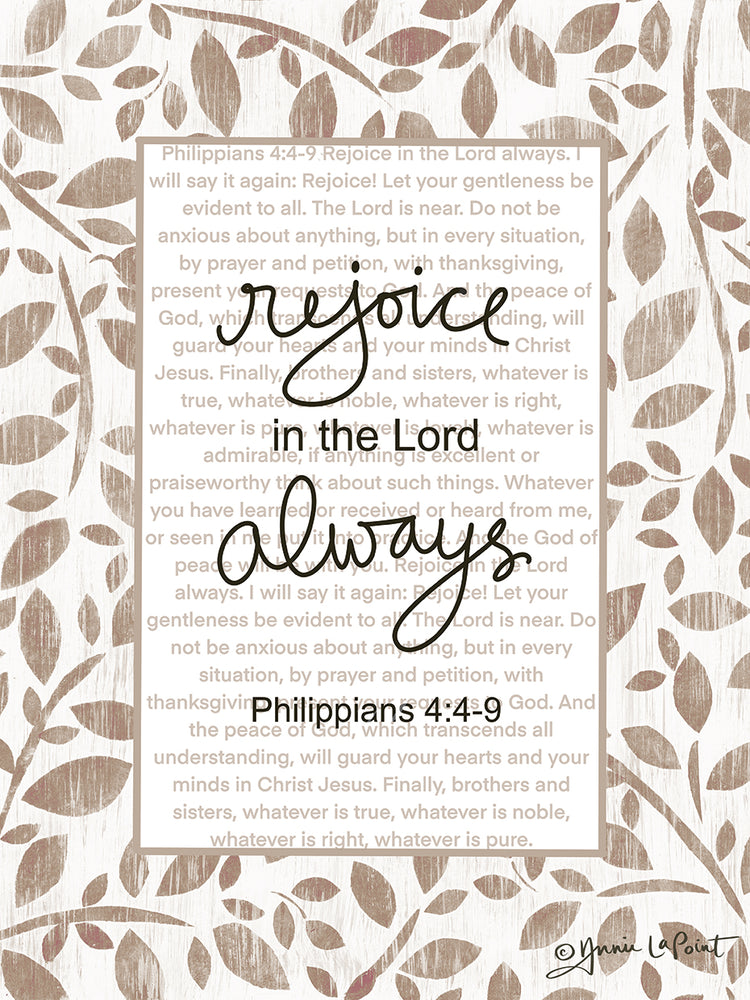 Rejoice in the Lord