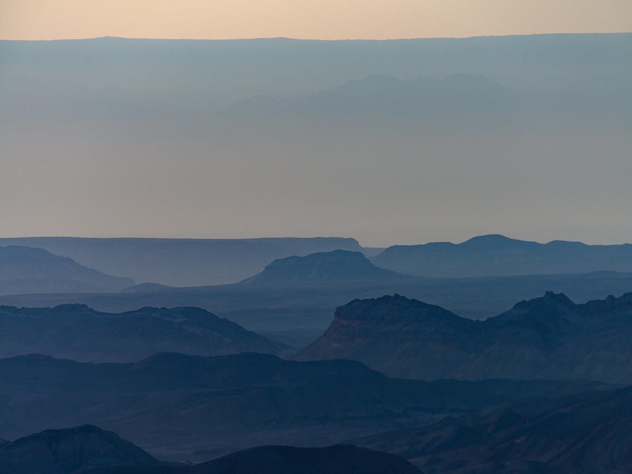 Sunrise over Ramon crater #5