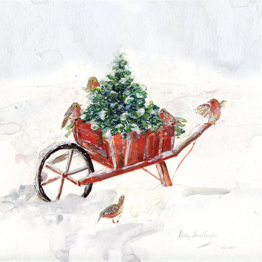 Winter Garden Wheelbarrow
