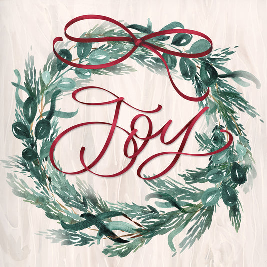 Joy Ribbon Wreath