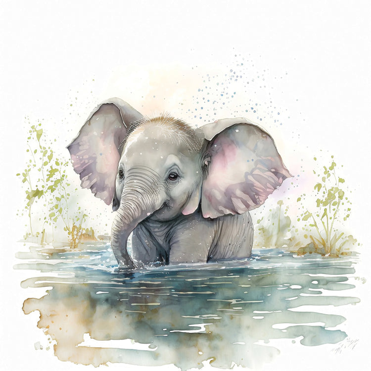 Elephant in Bathtub 5