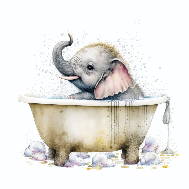 Elephant in Bathtub 7