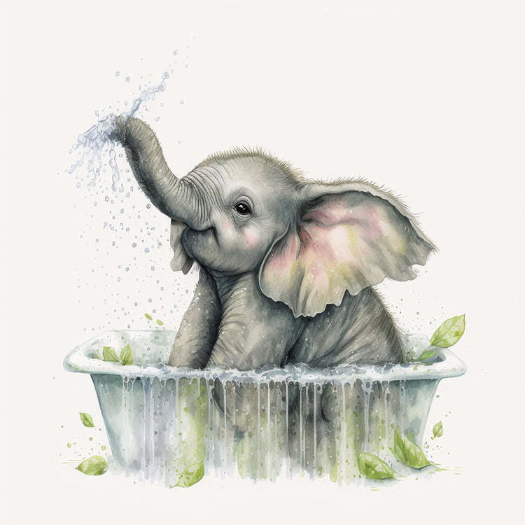 Elephant in Bathtub 11