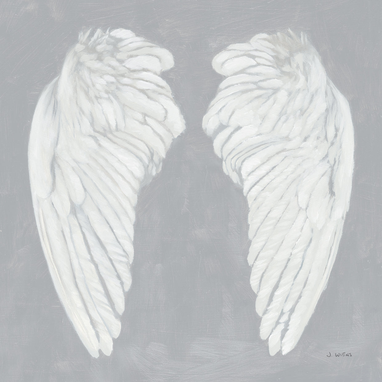 Wings I on Gray Flipped