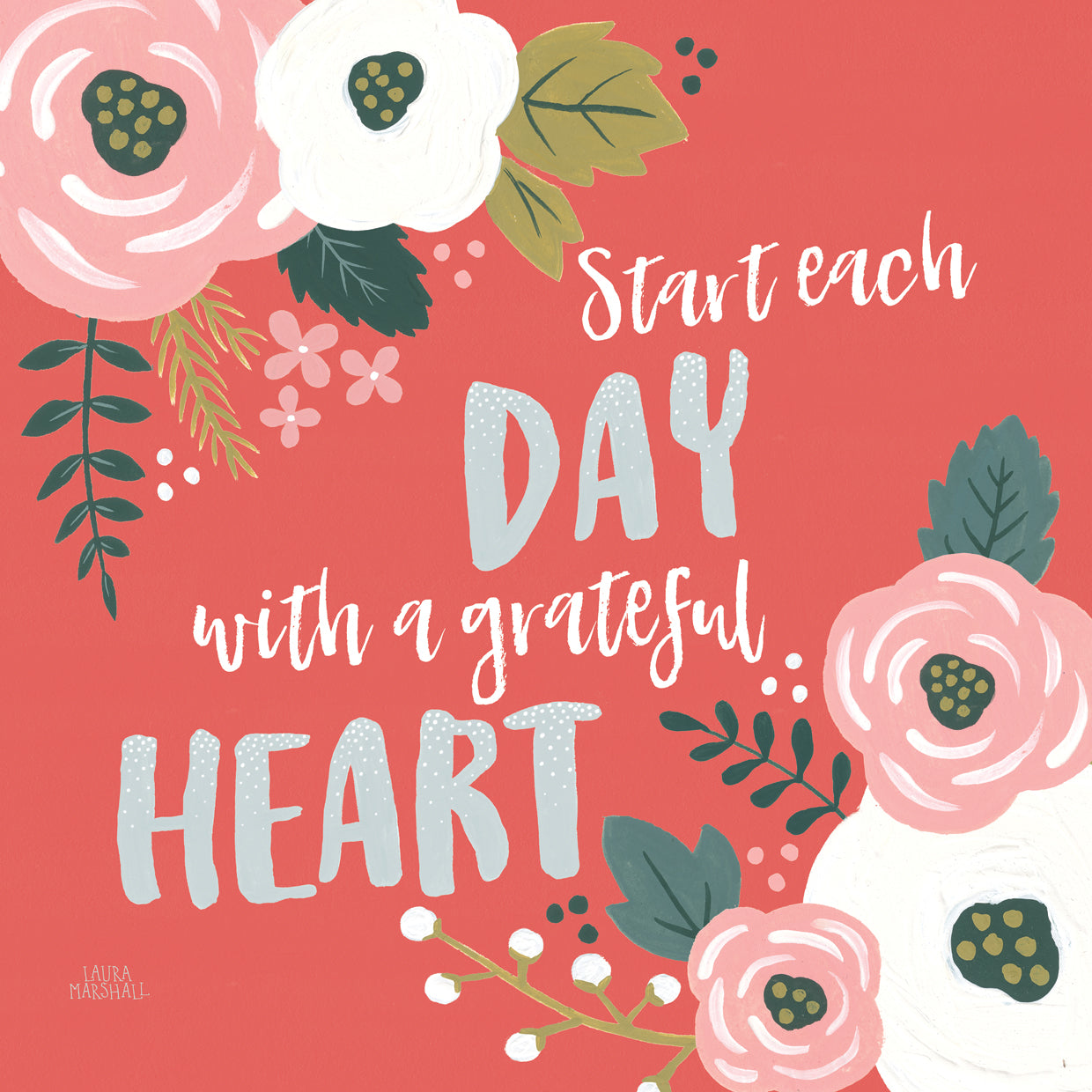 Wildflower Daydreams VII Grateful Heart