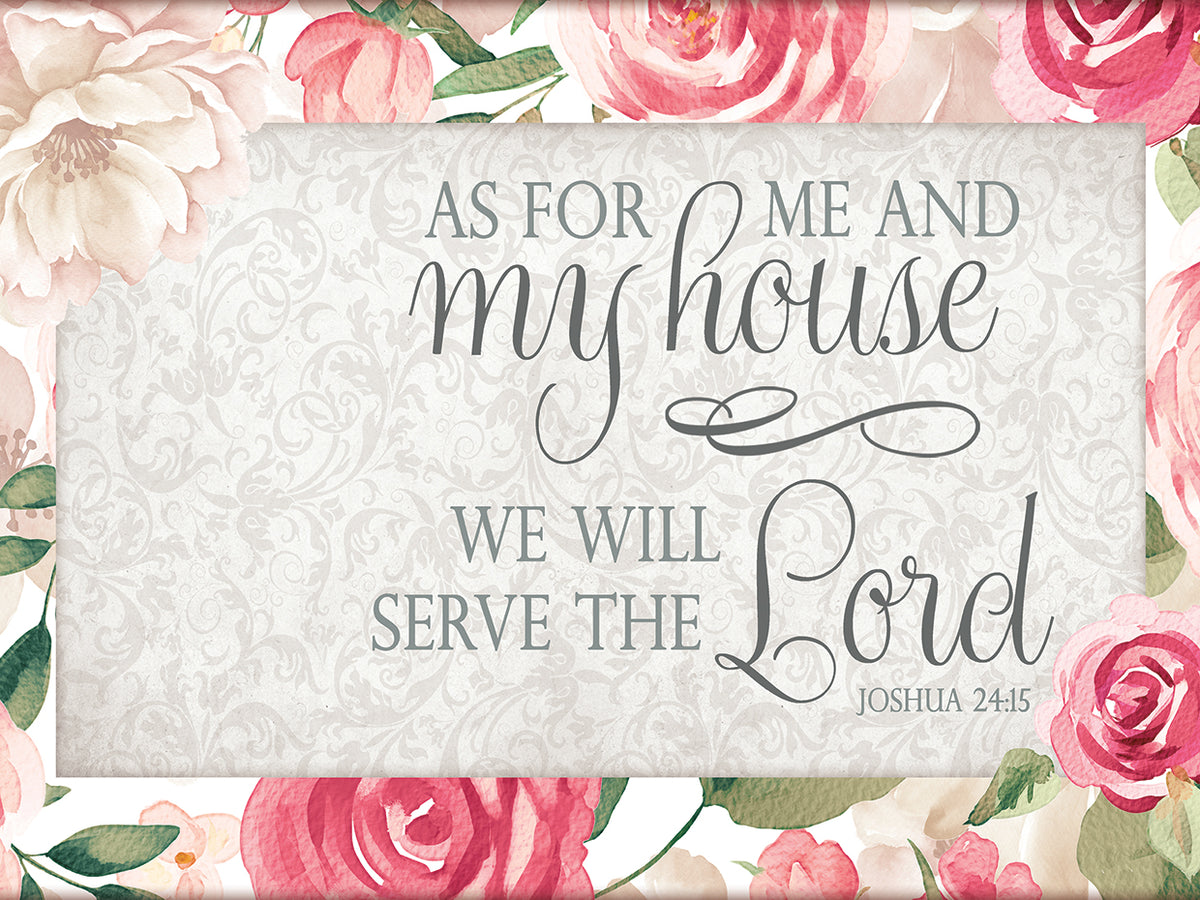Floral Serve the Lord
