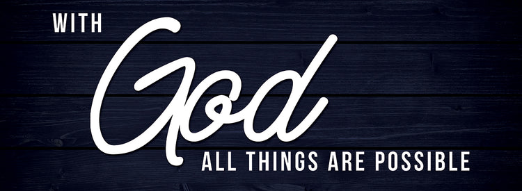 With God All Things