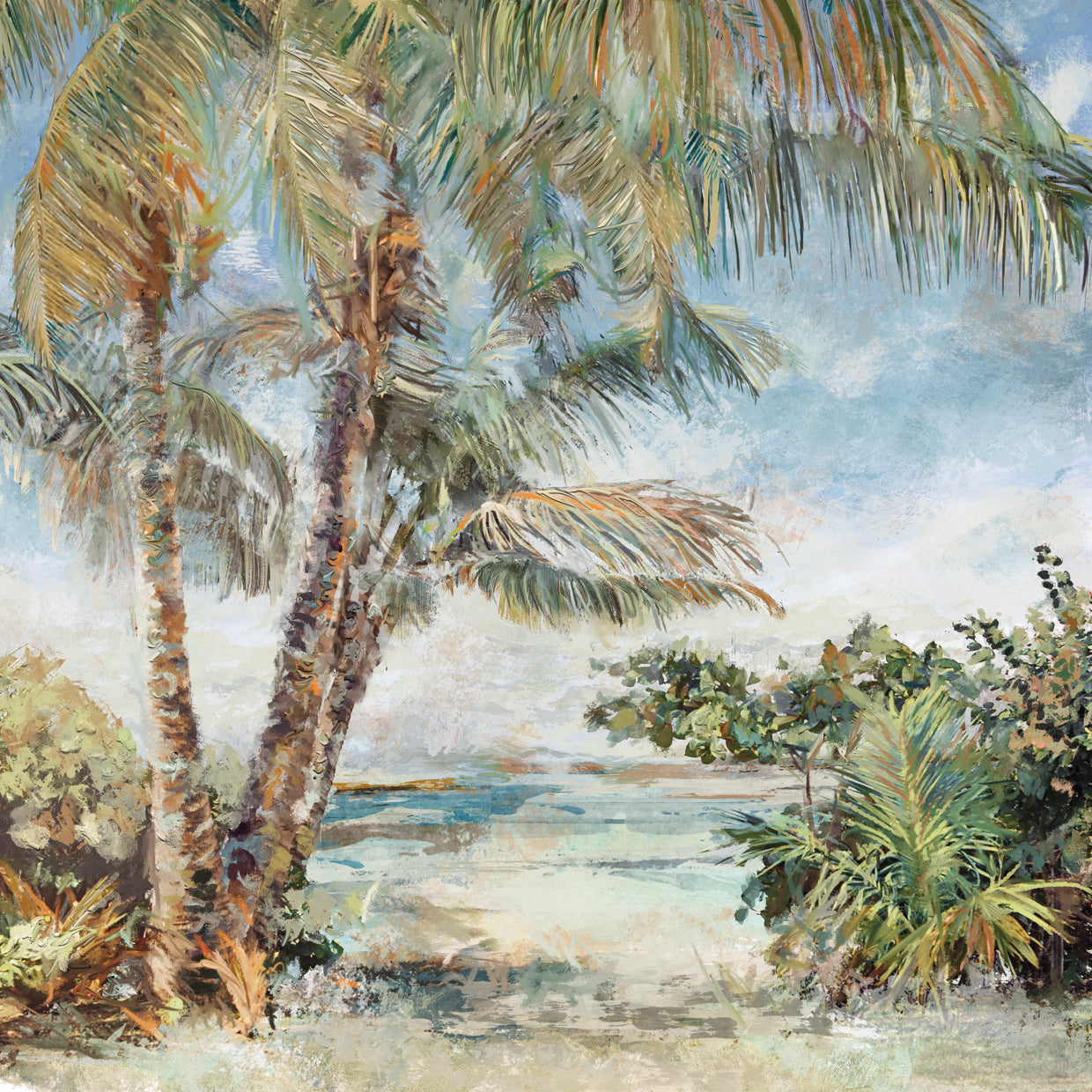 Just Beyond the Palms